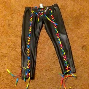 Faux Leather Pants